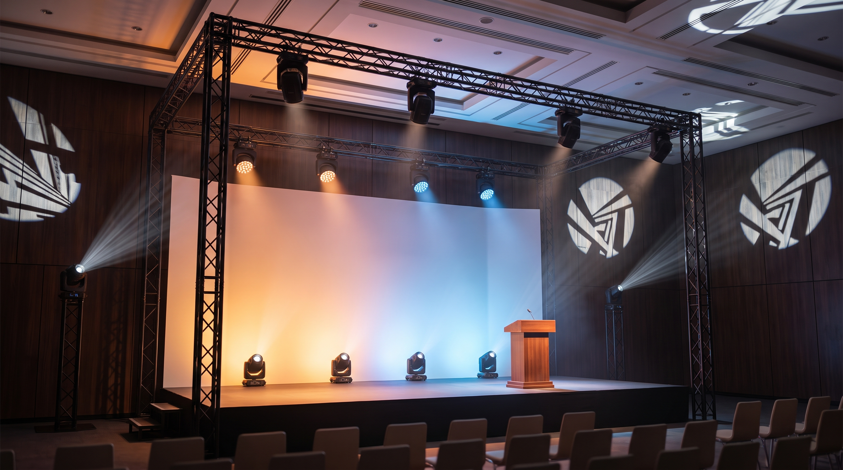 Corporate event lighting