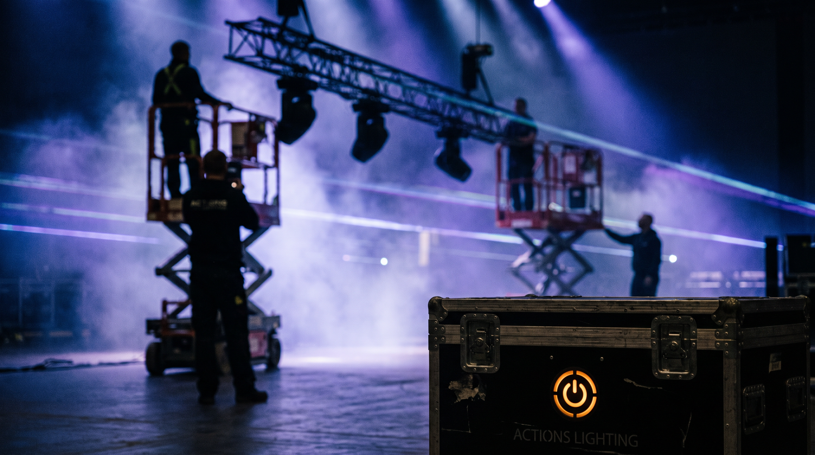 Event production — stage build