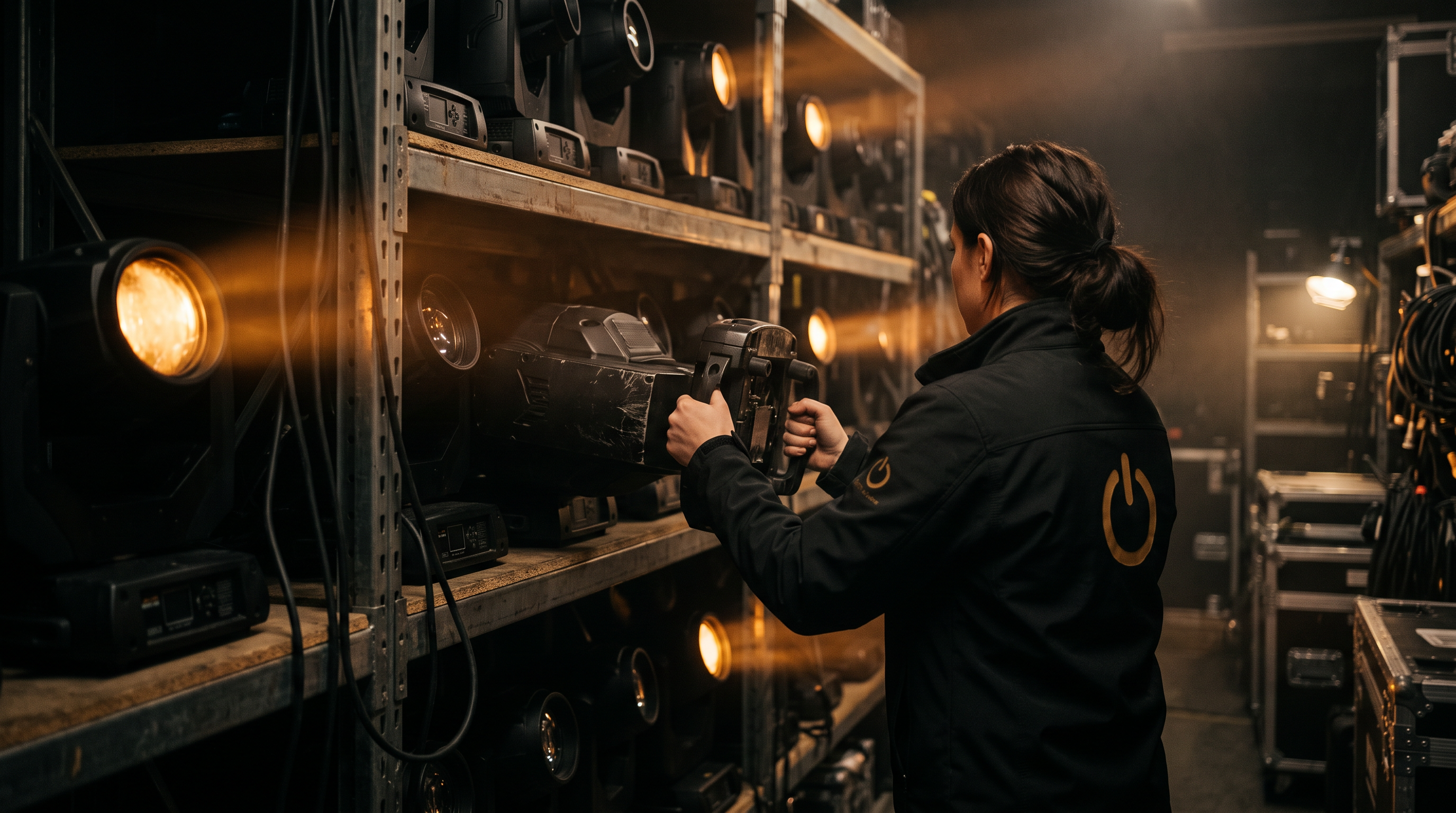 Equipment rental — stage lighting
